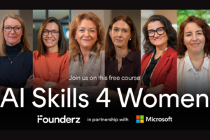 AI Skills 4 Women: Complimentary AI Training for Women in the Adriatic Region Offered by Founderz and Microsoft