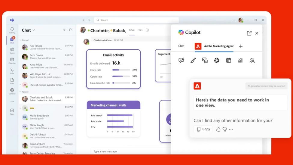 Adobe Introduces Marketing Agent for Microsoft 365 Copilot