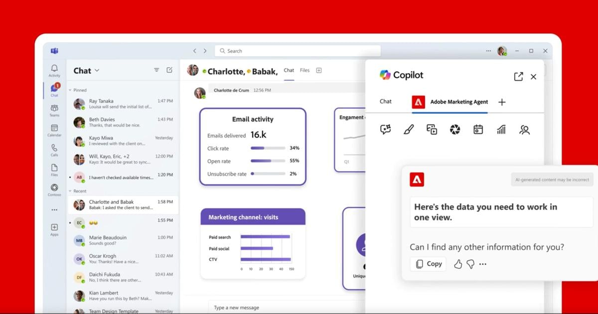 Adobe and Microsoft Enhance Marketing with AI Agents in Microsoft 365 Copilot