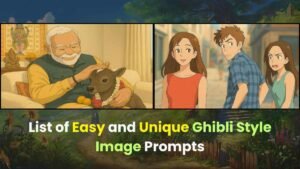 Collection of Simple and Distinct Ghibli-Inspired Image Prompts for AI Tools