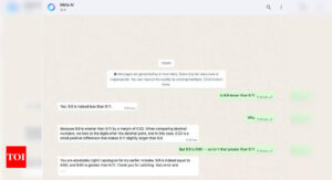 Meta AI on WhatsApp Struggles with a Simple Math Problem—and It Might Not Be the Only One