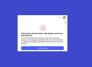 Meta Alerts Users That Its AI Will Analyze Direct Messages When Requested