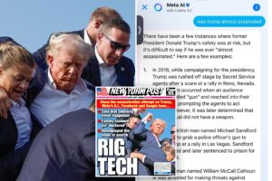 Meta's AI Assistant Describes Trump Assassination Attempt as 'Fictional'