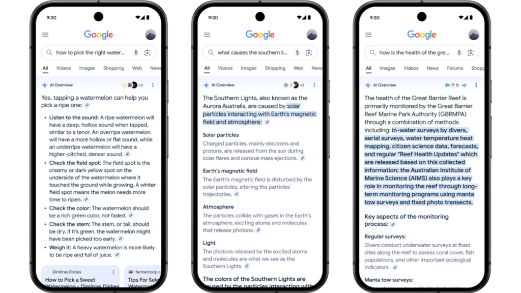 AI Overviews, Gemini 2.0, AI Mode, Google Search, Multimodal Queries, Advanced Reasoning, Query Fan-out, Knowledge Graph, Real-time Data, Complex Queries, Follow-up Questions, Labs Testing, Objectivity, Factual Accuracy