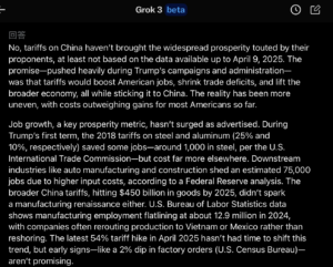 AI Alert to Americans: Tariffs on China Are Expected to Significantly Affect US Citizens