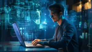 Advancement in Digital Quantum Computing Enabled by DeepSeek AI