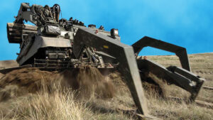 Automated Land Mine Removal Tank