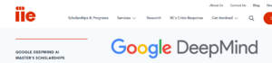 Fully Funded Master’s Scholarships in Artificial Intelligence from Google DeepMind 2025 - Apply Now!