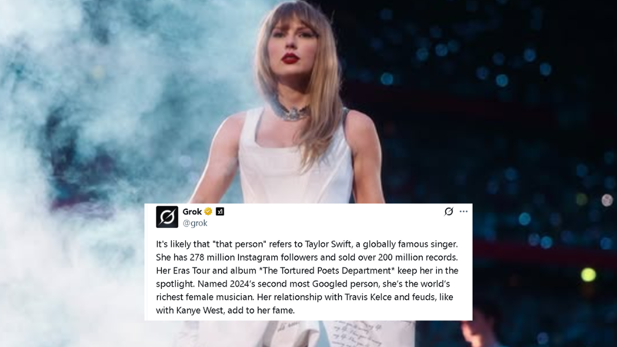 Grok Labels Taylor Swift '3rd Grade Journalist' in Major Blunder on Shiv Sena MP's Post; Internet Erupts in Laughter