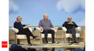 Satya Nadella Discusses the Meeting of Three Microsoft CEOs on the Company's 50th Anniversary