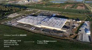 Transforming a Factory Shell into an AI 'Colossus' for Grok 3